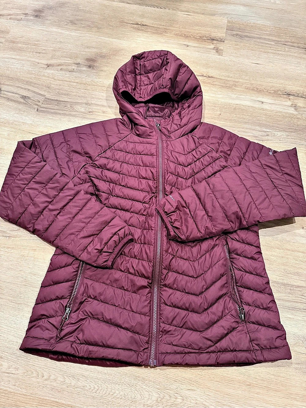 Columbia Women's Powder Lite Hooded Jacket Purple XL